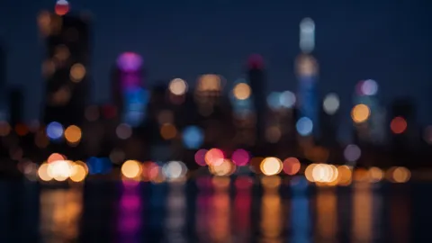 Illustrative image — City-light bokeh